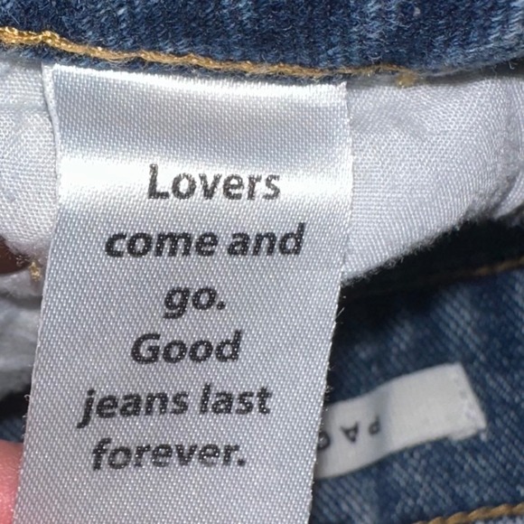 Pacsun Distressed Ripped Wide Leg Jeans Women's Denim Blue 27 Baggy Jeans - Picture 15 of 15